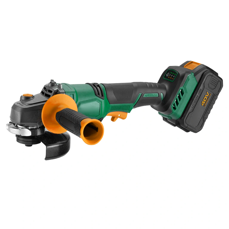 Brushless Angle Grinder Battery Powered - 125mm Lithium Cordless 40v Brushless Angle