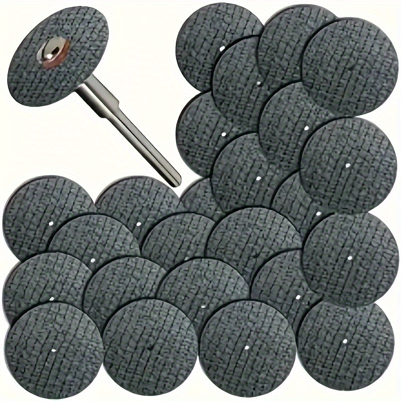 Cordless Rotary Tool Kit Accessories - Abrasive Cutting Disc 32mm With Mandrels