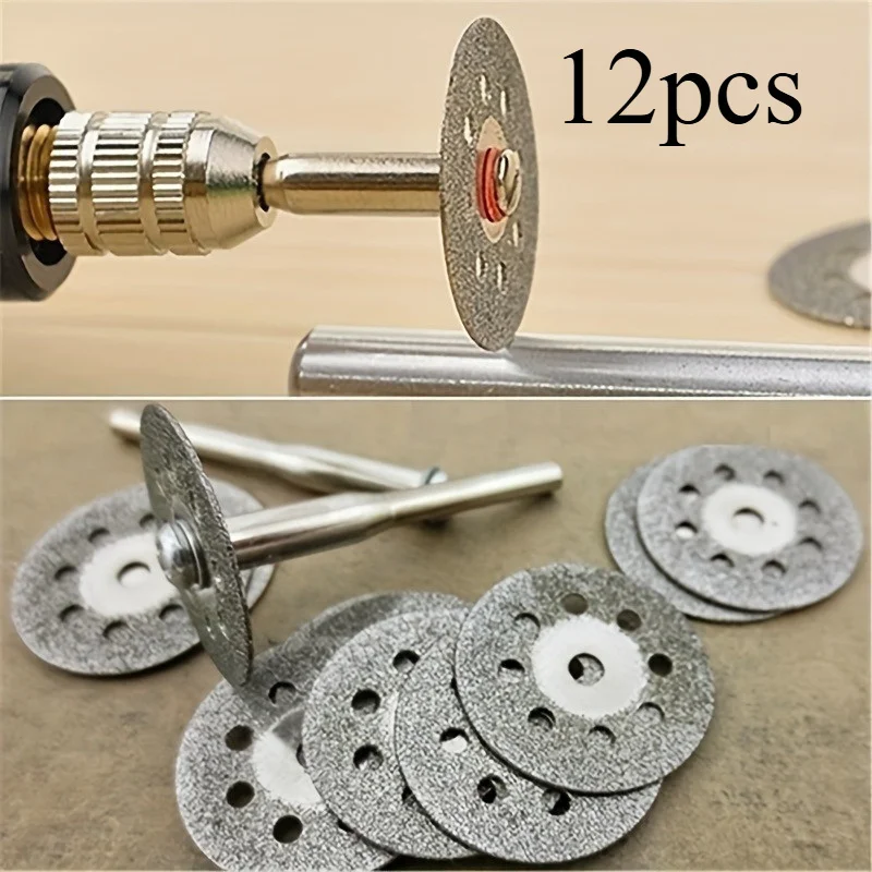 Cordless Rotary Tool Kit Accessories - 12Pcs/set 22mm Hss Cutting Disc Circular