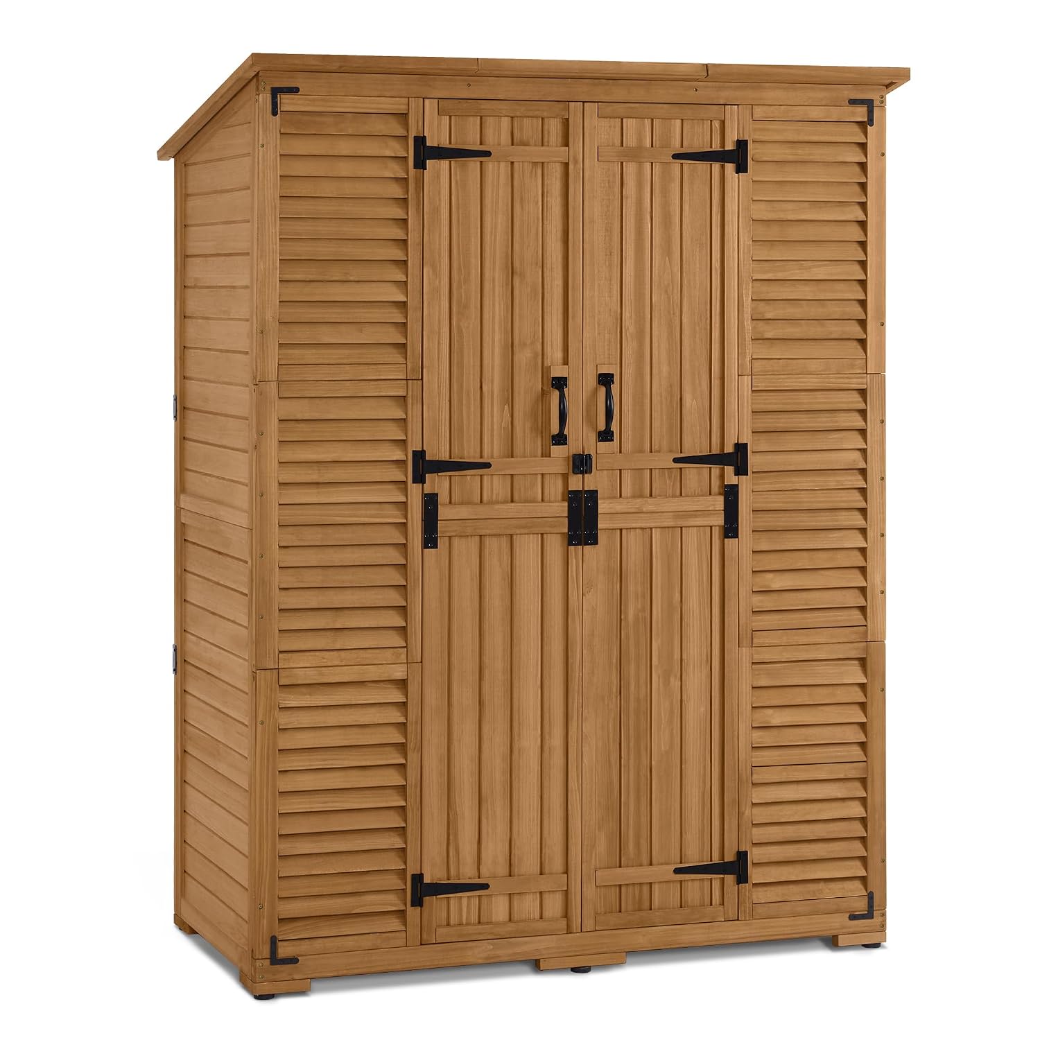 Garden Tools - Outdoor Storage Cabinet with Shelves &