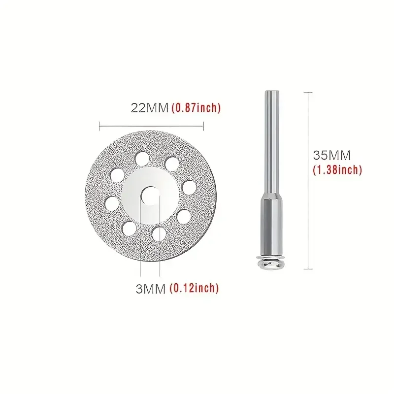 12Pcs/set 22mm Hss Cutting Dis - огляд і ціна Cordless Rotary Tool Kit Accessories