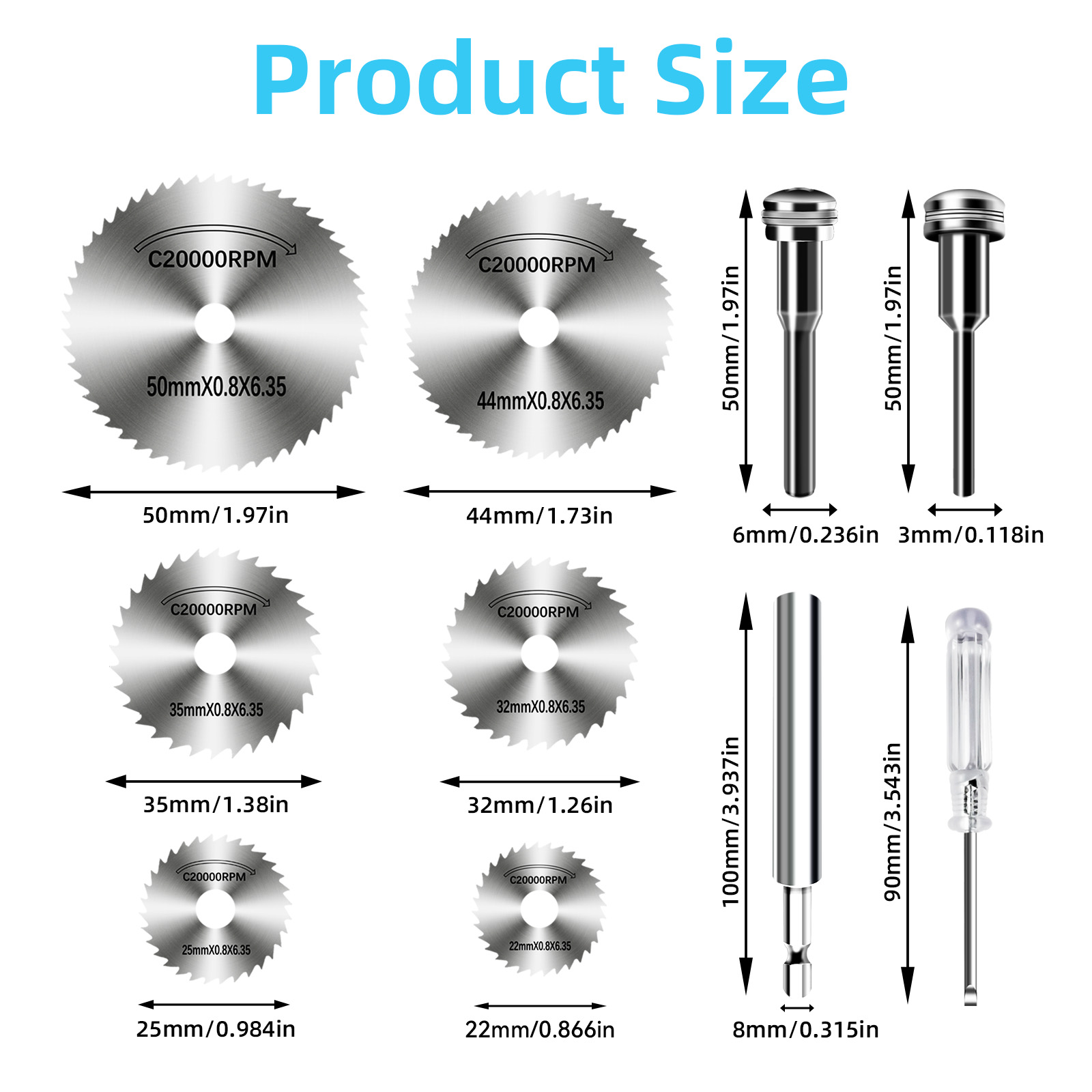 High-Speed Steel Saw Blades 10 - огляд і ціна Cordless Rotary Tool Kit Accessories