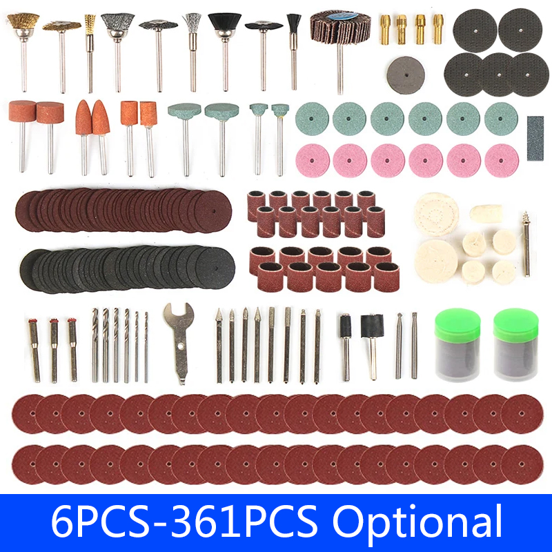 6PCS-361PCS Engraving Accessor - огляд і ціна Cordless Rotary Tool Kit Accessories