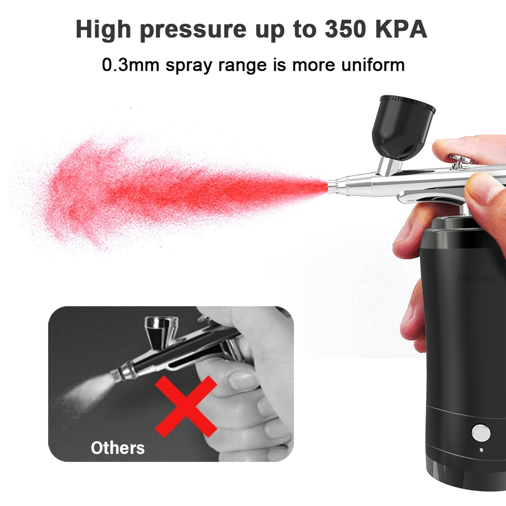 Airbrush Cordless Airbrush Kit - огляд і ціна Airbrush Kit With Mini Compressor