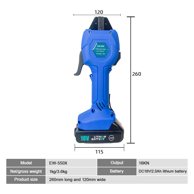 EW-50X Rechargeable Crimping T - огляд і ціна Electrical